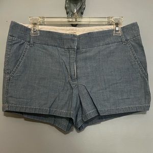 J. Crew blue chambray 6 shorts